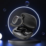 Birdeem Speakers Bluetooth Wireless,Wireless Bluetooth Headphones Call Hanging Ear Type Stereo Earphones with Microphone Wireless Charging Case Led Power Display for Phone Phone Tv Pc Laptop