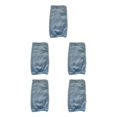 thumbnail image 2 of kurtrusly Plush Over Knee Socks Stay Warm In Style Cold Weather Gift Idea Winter Plush Over Knee Socks Fit light blue 5Set, 2 of 6