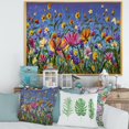thumbnail image 3 of Designart Daisies and Wildflowers In Summer Garden Field I FLOAT FRAME WALL ART, 3 of 4