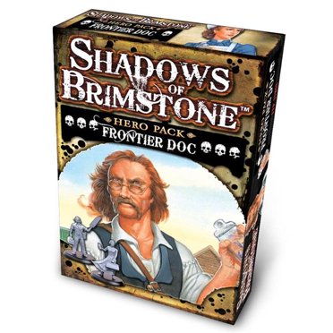 Flying Frog Productions FYF07H08 Shadows of Brimstone Hero Pack Frontier Doc Board Game