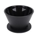 thumbnail image 1 of Pour Over Coffee Maker, Food Grade Flat Bottom Slow Filter Cone Single Cup Coffee Filter for Home Restaurant Camping, 1 of 7