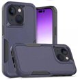 thumbnail image 1 of [PST] iPhone 15 Plus / 14 Plus Hard Case, Dual Layers Heavy Duty Rubber Armor Bumper Hard Case Cover, 1 of 5