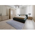 thumbnail image 4 of Ahgly Company Indoor Rectangle Mid-Century Modern Light Slate Gray Oriental Area Rugs, 7' x 10', 4 of 6