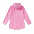 thumbnail image 4 of Birdeem Womens Solid Color Outdoor Hooded Length Windbreaker Jacket, 4 of 5