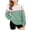 Green, variant on Milgrthf Girls Fall Sweatshirts Casual Color Block Long Sleeve Crewneck Pullover Tops Pink 2 Years