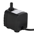 thumbnail image 3 of Fish Tank Submersible Pump, Plastic Submersible Pump,  Insulation For Water Garden Fountain Pond UK Plug 220V, 3 of 8