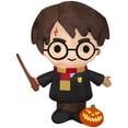 thumbnail image 1 of Halloween Inflatable Harry Potter with Jack-O'-Lantern and Wand, 1 of 5
