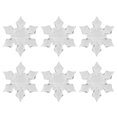 thumbnail image 1 of Nikou 60Pcs 4.5cm Snowflake Decorations Christmas Ornament Tree Pendant Exquisite Workmanship for Christmas Party Wedding Ornament, 1 of 7