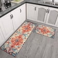 thumbnail image 1 of Dvkptbk Kitchen Floor Mats Two Piece Non Slip Kitchen Floor Mats Treadmill Rug Set Doormat Boho Doormat Rubber Rug Indoor Floor Mats Home Decoration, 1 of 6