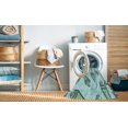 thumbnail image 2 of Ahgly Company Tapis Rond Lavable en Machine Intérieur Transitionnel Vert Aigue-Marine Clair, 4 Pieds Rond, 2 of 7