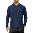 thumbnail image 1 of Besolor Chandails à Capuchon de Protection Solaire UPF 50+ pour Hommes, Manches Longues, Pêche, Randonnée, Course, Légers, Séchage Rapide, 1 of 4