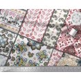 thumbnail image 3 of Soimoi Polyester Crepe Fabric Mandala & Paisley Patchwork Fabric Prints by Yard 42 Inch Wide, 3 of 3