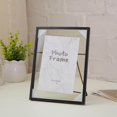thumbnail image 3 of tredstone Creative Nordic Metal Glass Photo Frame Crafts Home Desktop Bedroom Decors M Black, 3 of 8