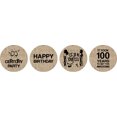 thumbnail image 1 of Darling Souvenir Its Took 100 Years Birthday Theme Stickers Candy Labels DIY 190 Pcs-Brown, 1 of 1