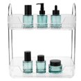thumbnail image 2 of Bathroom Countertop Organizer 2-Tier Bathroom Counter Organizer Vanity Counter Skincare Shelf Organizer with Detachable Tray Kitchen Counter Standing Rack Bathroom Countertop Storage Orga, 2 of 11
