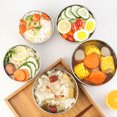 thumbnail image 3 of DEEPCRAFF Insulated Serving Bowl Stainless Steel Anti-fall Bowl for Home Use 1Pack, 3 of 5
