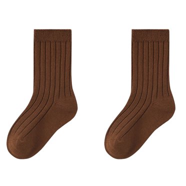 Besolor Toddler Kids Crew Socks Casual Solid Color Breathable Cotton Tube Sock for Boy Girls Multi-Color