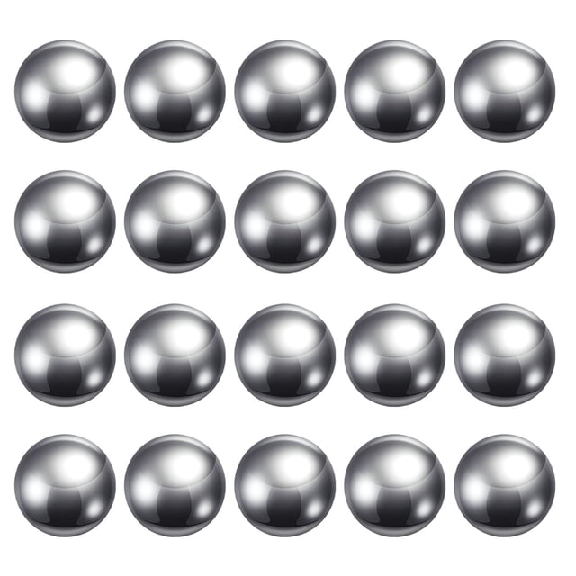 Unique Bargains Billes de Roulement en Acier au Carbone 19 mm Polies avec Précision, Lot de 50