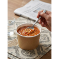 thumbnail image 4 of 12oz PLA ( Kraft ) Paper Soup Bowl ( 100% Compostable ) 500 unit/ Pack, 4 of 5