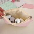 thumbnail image 4 of Chmadoxn Office Storage & Organization, Woolen Knitted Bag Striped Color-blocked Cosmetic Bag Pattern Cosmetic Bag Portable Cosmetic Bag Ins-style Pencil Case Polyester makeup pouch, 4 of 6
