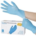thumbnail image 1 of PENGXIANG 100pcs Professional Nitrile Gloves Multi-Purpose Vinyl Gloves Safety Work Gloves Latex Powder Free Gardening Nitrile Gloves for Home Kitchen Outdoor Use 9 Inch, 1 of 7