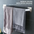 thumbnail image 3 of Adhesive Towel Rack Bathroom Towel Wall Mounted Hanger Holder Toilet J0I3, 3 of 8