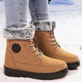 thumbnail image 2 of Mepaouo Bottes d'Hiver pour Femmes à la Cheville, Imperméables, à Lacets, Bottillons de Randonnée Antidérapants, Chaussures de Marche d'Extérieur, 2 of 7
