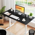 thumbnail image 2 of Costway 48" x 24" Whole Piece Table Top with Safe Rounded Corners for Home Office Desk DIY Black, 2 of 9