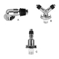 thumbnail image 3 of stanreset Connecteur de Drain de Sol pour Machine à Laver Cuisine Désodorisant Droit 1Set, 3 of 6