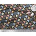 thumbnail image 3 of Soimoi Viscose Chiffon Fabric Cute Elephant Kids Print Sewing Fabric Yard 42 Inch Wide, 3 of 3