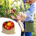 thumbnail image 1 of Canvas Mushroom Foraging Bag Collapsible Camping Foraging Pouch for Hiking Camping, 1 of 8