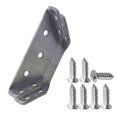 thumbnail image 5 of Birdeem Stainless Steel Multifunctional Corner Three Sided Fixed Corner Brace Cabinet Trapezoidal Hanging Angle Hanging Layer Board Support Furniture Connecto, 5 of 5