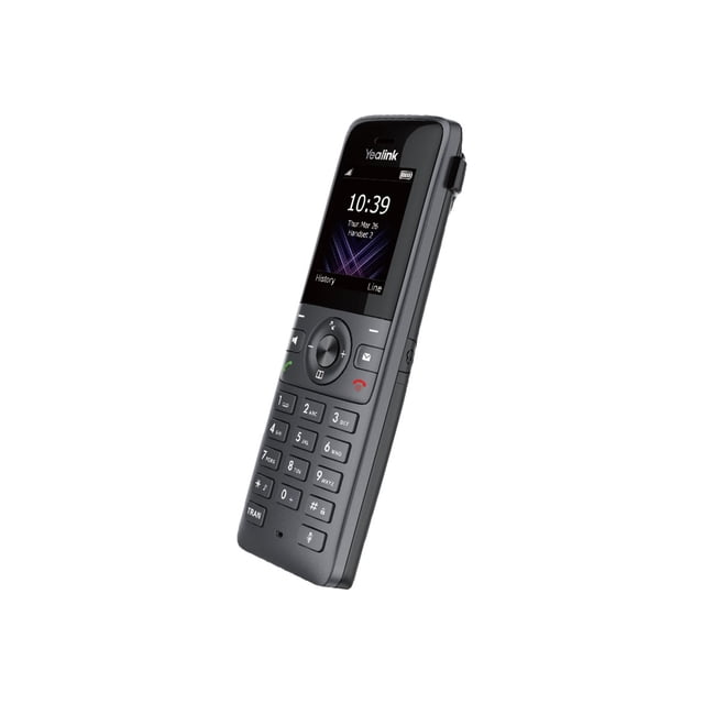 Yealink W73P Sans Fil VoIP phone en Gris Classique et Gris Cosmique, Conçu pour Internet Catégorie Phones. Fonctionnalités Incluant l'Identification de l'Appelant, la Capacité d'Appel 3 Voies, et Prise en Charge de jusqu'à 10 Combinés DECT, 10 Comptes SIP et 20 Appels Simultanés. Offre un audio HD et des conversations Sans Bruit pour des Environnements Complexes.