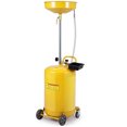 thumbnail image 1 of Réservoir d'Égouttage d'Huile Usée Portatif à Air – Capacité de 20 Gallons, Hauteur d'Entonnoir Réglable (38-65 Pouces), Roues Durables et Boîte à Outils Intégrée pour les Changements d'Huile d'Auto, de Moto et de Camion, 1 of 7
