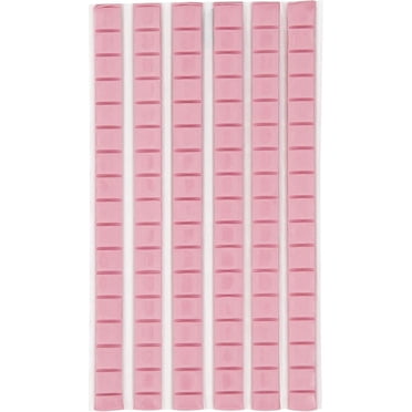 96 PCS Adhesive Poster Putty Sticky Non-Toxic Mounting Putty Reusable & Removable Wall Safe Tack Putty (Pink)