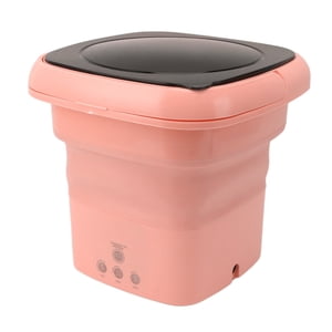 Mini laveuse portable, pliage Mini Lave-linge avec couvercle noir lave-linge électrique et sécheuse pour appartements, dortoir, camping, RV, Blanchisserie de voyage