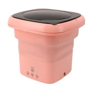 Foldable Washing Machine, 12in Underwear Washing Machine with Drain Basket, Turbine Washer for Baby Clothes, Camping, Small Washer for Apartment, Travel, Dorm, RV, Gift Choice