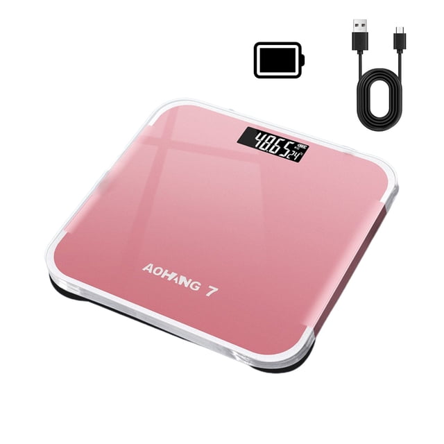 Ohufall Digital Scales For Body Weight Sleek Bathroom Scale Portable Weighing Scale For Indoor Household And Business