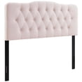 thumbnail image 2 of Modway Annabel Full Diamond Tufted Performance Velvet Headboard in Pink, 2 of 7