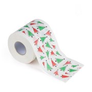 Matoen12 Christmas Tissue Roll Santa Claus Bath toilet Roll Paper Home Supplies Decor 3.9x3.9 Inch