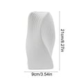 thumbnail image 3 of QTOCIO Vase Plastic Vase With Ceramic Appearance Non Fragile Vase Decorative Art Tabletop Decoration Warm House Gift Wedding Dining Table Bookshelf Art Decoration, 3 of 4
