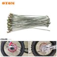 thumbnail image 2 of OTOM Motorcycle 36 Pcs 21" Front 18" 19" Rear Wheel Spokes Nipples Kit Pit Bike Enduro Standard Steel Wire Cap Hat For HONDA CRF, 2 of 7