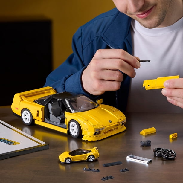 Mattel Brick Shop Hot Wheels '90 Acura NSX Building Toy (877