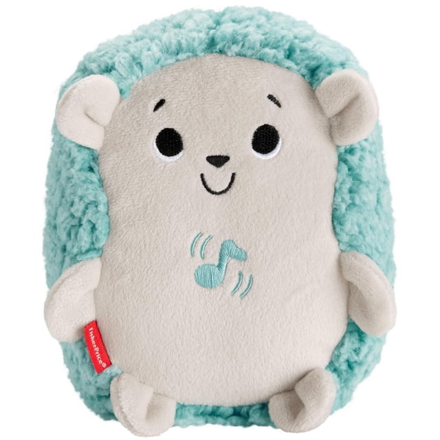 Fisher-Price Apaisant Vibes Hérisson en Peluche Machine Sonore pour Bébé, Bleu, Hérisson en Peluche Bleu Doux Orienté vers l'Avant avec Visage Brodé et silhouette Arrondie Compacte, Haut-Parleur Ventral visible et base Vibrante, Quatre Réglages de Musique et de vibration, Minuterie de 10 Minutes et Contrôle du volume, la Housse Est Lavable à la Machine avec Électronique Enlevée.