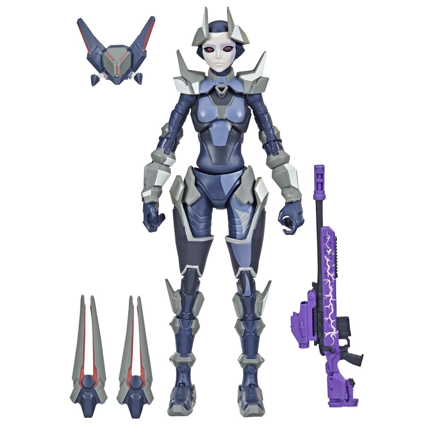 Hasbro Fortnite Victory Royale Series, figurine Lexa (Mechafusion) de collection avec accessoires, 15 cm