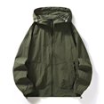 thumbnail image 3 of Men's Lightweight Summer Sun Protection Jacket Made from Breathable Ice Thread Fabric, Perfect for Outdoor Activities Like Running and Hiking, Provides UV Defense, 3 of 6