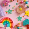 thumbnail image 2 of TINY HANDS Unicorn Glitter Glue, 10 Colours, 9.5 mL (0.32 oz) each, Age 6+, Kids, Crafts, 10pcs, 2 of 3