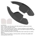thumbnail image 4 of Steering Wheel Paddle Shifter Extension For Audi A3 A4 A5 A6 A8 Aluminium Black, 4 of 13