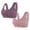 Hot Pink, variant on Mrzvby Front Closure Bra for Women Front Buckle Bras Wireless Bra Women's Solid Color Without Steel Rims Front Opening Buckle Gathered Large Bra