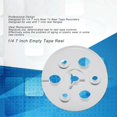 thumbnail image 3 of 1/4 7 Inch Empty Tape Reel, Fine Polished Silver Professional Aluminum Alloy Take Up Reel  For Recorders, 3 of 8